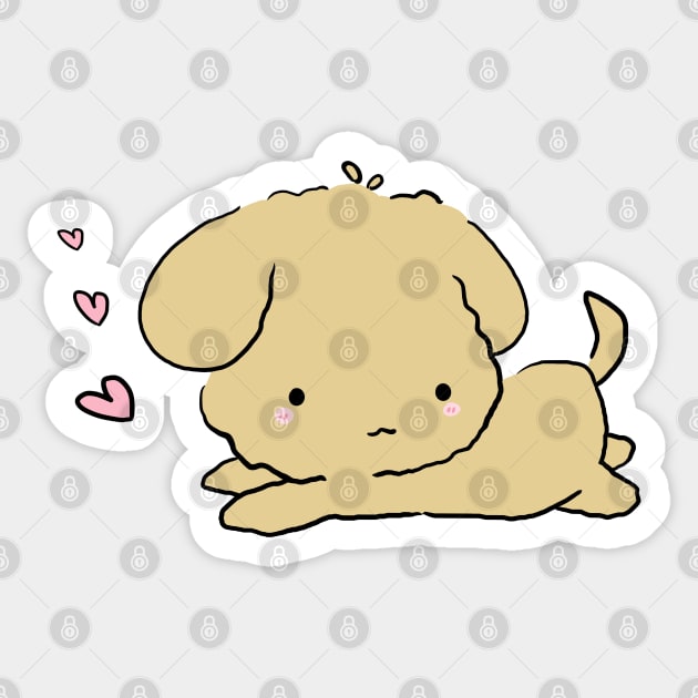 Puppy love | Dog lovers Sticker by yudoodliez